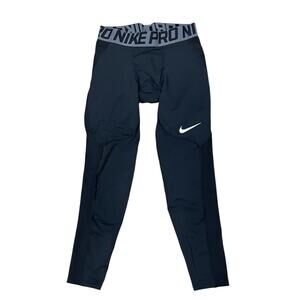 Nike Pro Hyperwarm Compression Pants Men’s Size Large Black Tights Training Gym